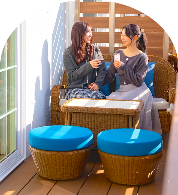 プライベートウッドデッキ