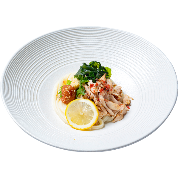 香川特産 オリーブ地鶏と梅のさっぱり おうどん